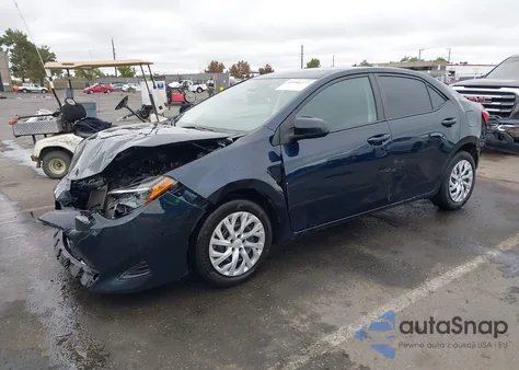 2019 Toyota Corolla Le z USA, uszkodzony, nr VIN 5YFBURHE3KP892772